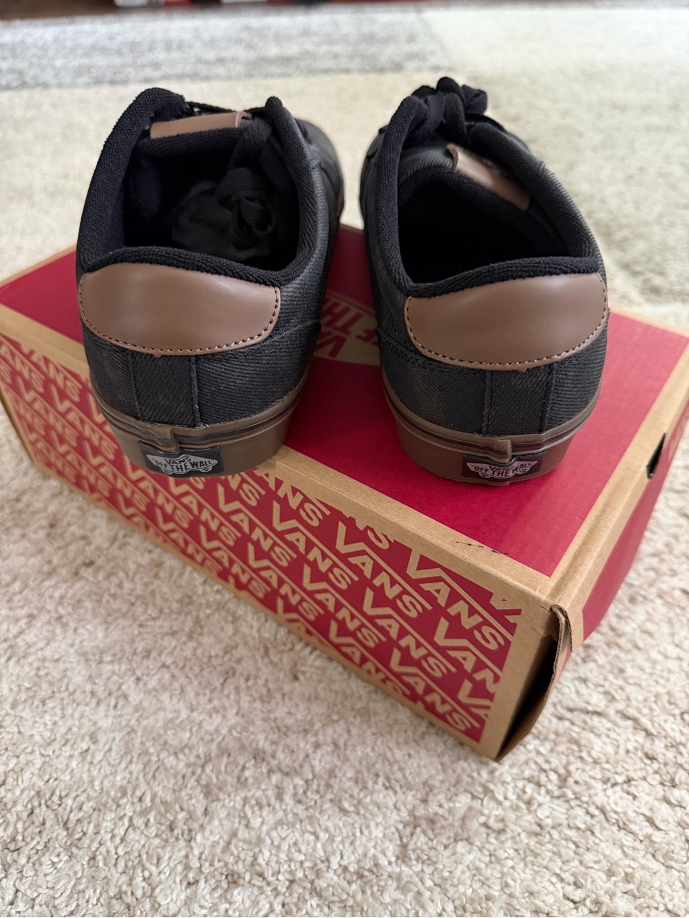 NWT Vans Bishop Waxed Denim Black/Gum Men’s Size 10.5 NEW - Picture 4 of 6